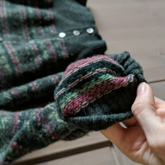 Cozy wool cardigan sweater - Picture 3 of 7